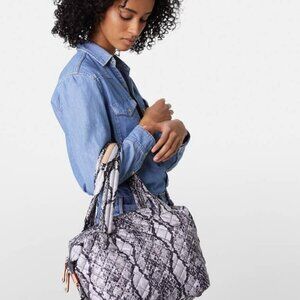 MZ Wallace Sutton Crossbody Snake Print